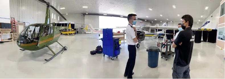 école de pilotage flight program collège aéronautique